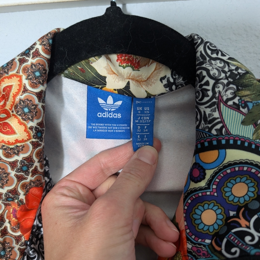 Adidas Multicolor Floral Jacket - Picture 2 of 9